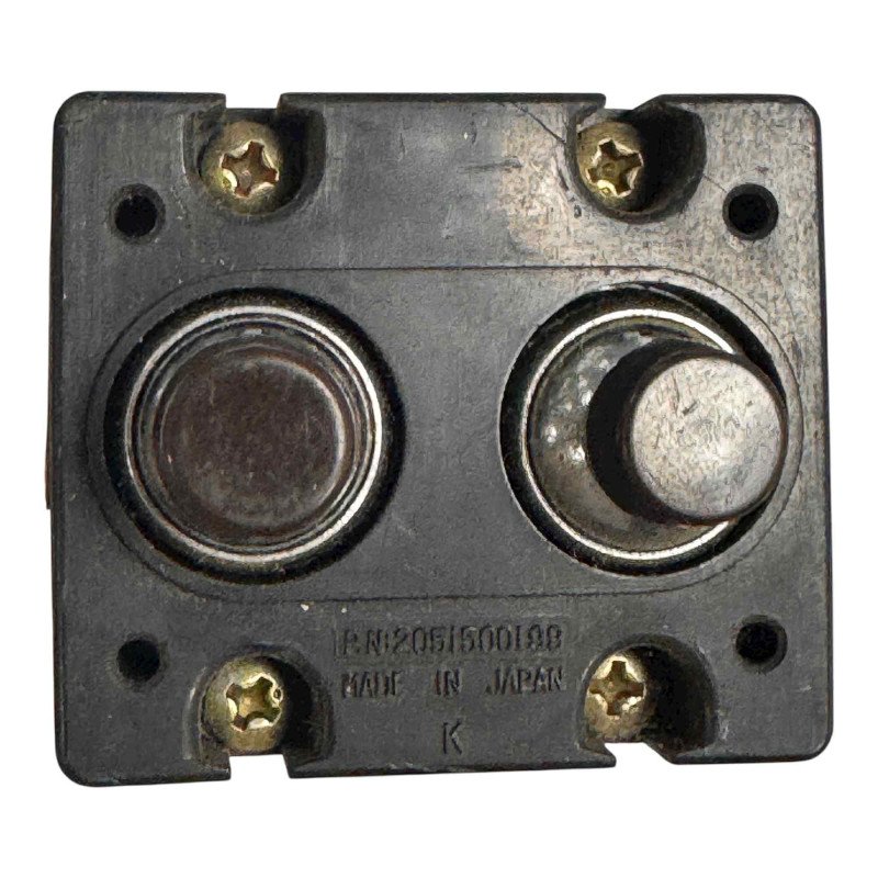 2051500188 Steel Whip Double Antenna With Rectangular Base 1m Base Size 47.5x41mm